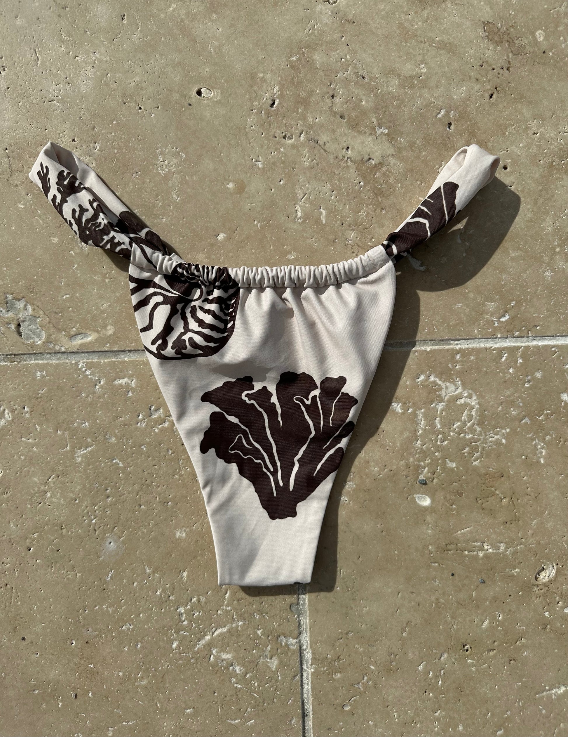 BIKINI BOTTOMS - COCOA CORAL