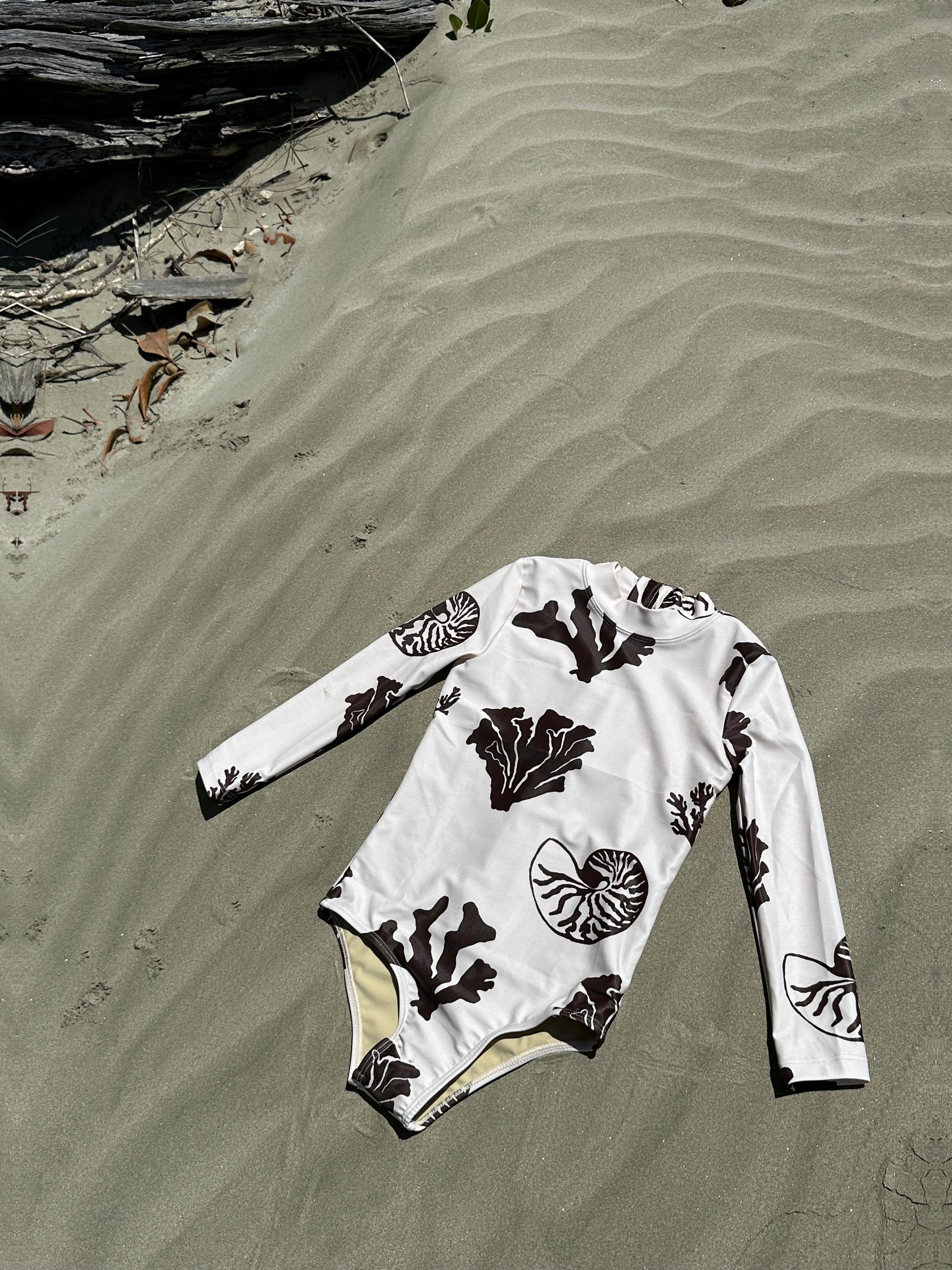 MINI SWIMSUIT - COCOA CORAL UVF50+