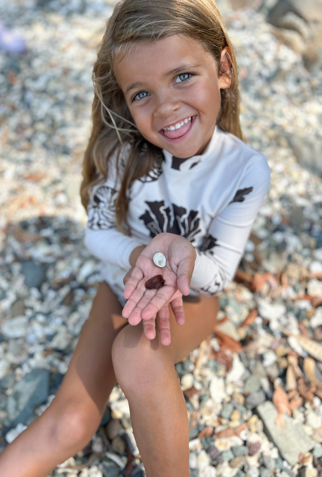 MINI SWIMSUIT - COCOA CORAL UVF50+