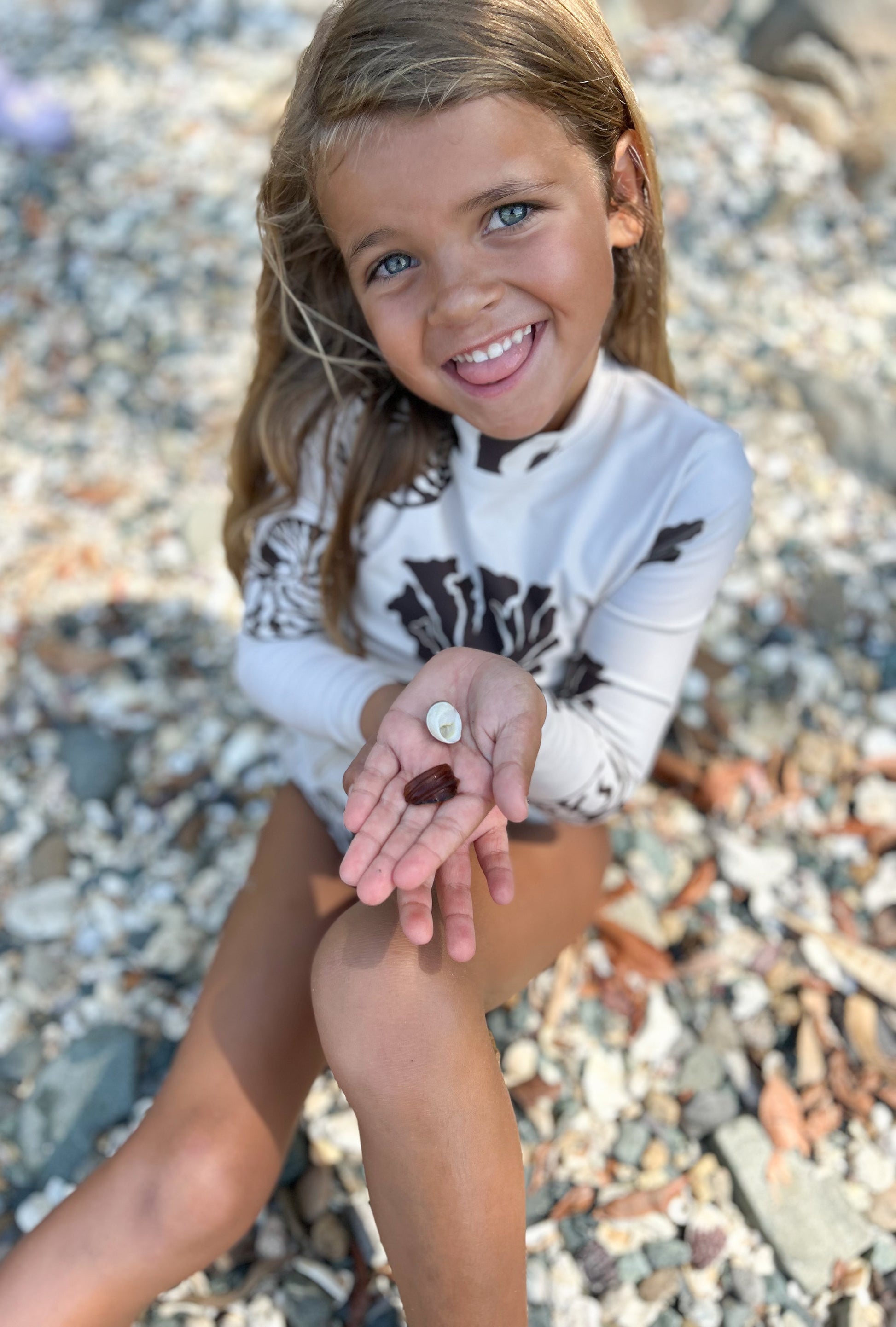 MINI SWIMSUIT - COCOA CORAL UVF50+