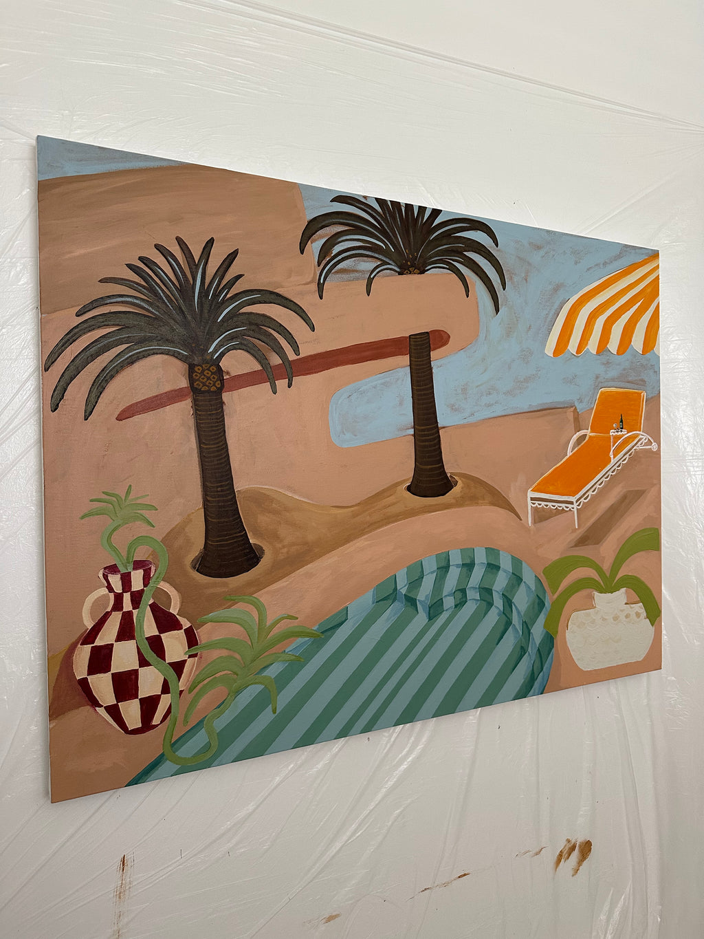 ‘Bilinga Palms' - Limited Edition Print